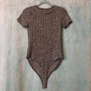 Forever 21 Grey Soft Bodysuit T- Shirt